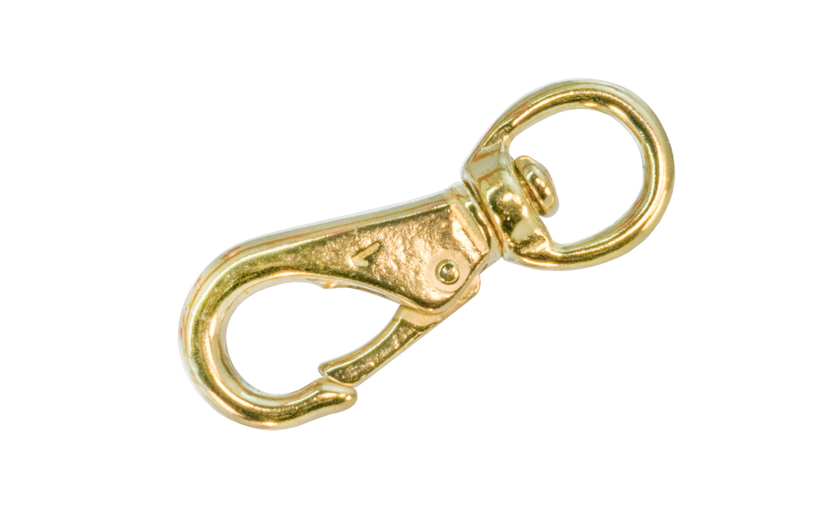 Solid Brass No. 1 Swivel Eye Bolt Snap