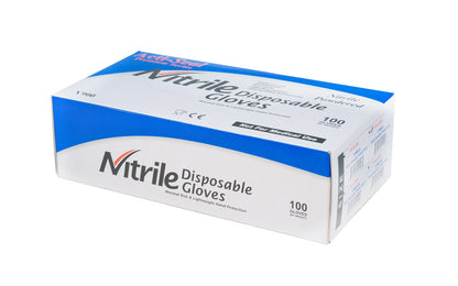 Powdered Nitrile gloves are good disposable gloves for a variety of uses including home improvement, shop use, food preparation, painting, cleaning, postal work, security, pet care, hobby work, arts & crafts. Beaded cuff style. Ambidextrous design fits right or left hand, 4 Mil, Powdered nitrile 100 gloves in box