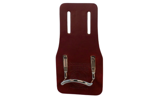 Occidental Leather steel cradle type hammer holder with a 2" slot to properly fit narrow belts, such as Occidental Leather's 5002 belt series, or the rear strap of the "Stronghold Beltless System". Hammer hardware riveted to extra heavy leather back. Accepts a 2" work belt. Model 5156. 759244147001. Made in USA.