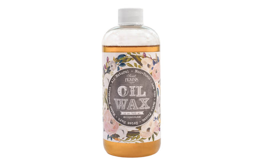 This Clear Oil Wax contains a combination of natural resins & waxes that together create a durable, water repellent, water-mark resistant finish & sealer.  Oil Wax will dry to a smooth satin finish or can be buffed to build up a higher shine. Dries to a hard finish. Oil Wax is non-toxic, all natural & low VOC.