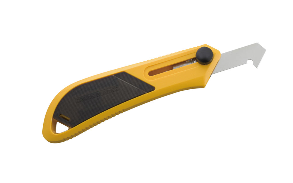 Olfa "PC-L" Heavy Duty Scorer Knife is great for cutting plastics or laminates. This plastic & laminate cutter creates accurate, fine score lines for a precision break every time. Includes tungsten steel, dual-edge blade & two additional PB-800  replacement blades. 091511400946. Olfa Model PC-L. Made in Japan