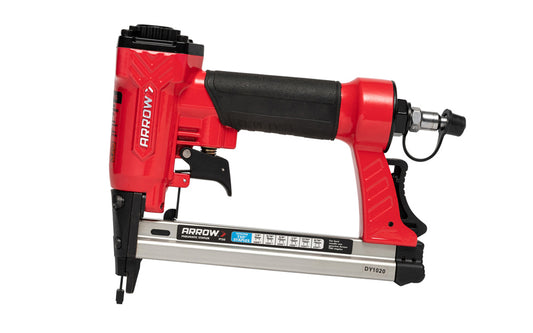 Arrow PT50 Pneumatic Stapler - Quick release connect. Operates on compressors up to 120psi. Great for jobsites, general repairs, professional uses, upholstery, insulation. Works with Arrow T50 Staples. Easy load magazine. PT50 comes with all necessary fittings & operates on home compressors up to 120 psi. 079055482901