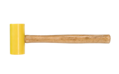Made in USA · Model #496 ~ A quality American-made poly head mallet made by C.S. Osborne. The strong polymer head is wear resistant & long lasting. The special material absorbs shock & minimizes the mallet bouncing back. Hardwood handle.   Made in USA - Poly-Head Mallet Hammer - Soft Blow Hammer - Non-Marring Mallet