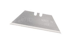 These Standard Utility Blades are made of high quality carbon steel & hold a sharp edge. 0.25" thickness of blade. Universal two-notch design & fits most standard utility knives. 5 Pack. PHC - Pacific Handy Cutter.  Made in USA. PHC - Pacific Handy Cutter. 073441000151