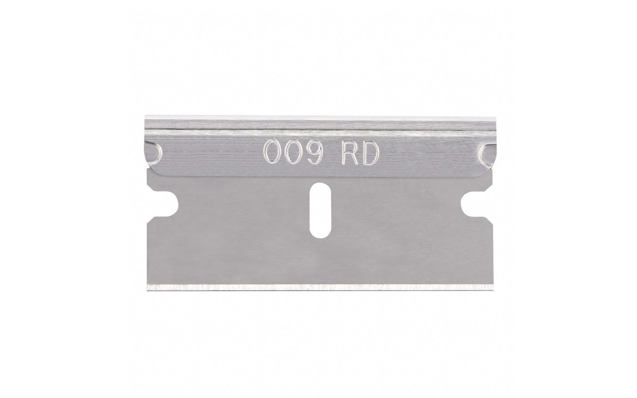 These traditional single edge razor blades are sharp blades that fit many tools & are universally used for scraping, cutting & trimming jobs. The blade is .009" in thickness & sharpened to precision. 5 Pack. PHC - Pacific Handy Cutter. Model BUBRB09 ~  073441000427