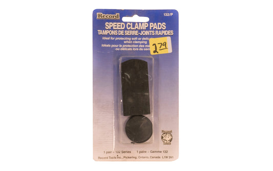 Record Tools Speed Clamp Pads - 132/P. Ideal for protecting soft or delicate surfaces when clamping. 770928000894
