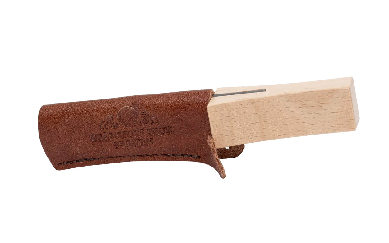 Gränsfors Bruk Sharpening File - Made in Gränsfors, Sweden · No. 4031 Model ~ Fine-toothed steel file ~ Made with excellent craftsmanship ~ Includes a grain leather sheath ~ Since 1902 - straight, finely-cut steel file with a wooden handle. 7391765403100
