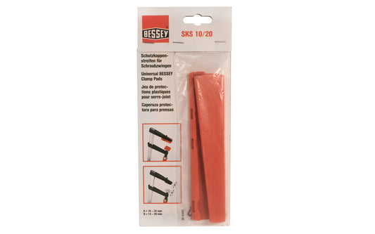 Bessey Clamp Pads ~ SKS 10/20. Designed for all Bessey TG10/G10Z - TG20/G20Z. Sold as two pads in package. 4008158025582