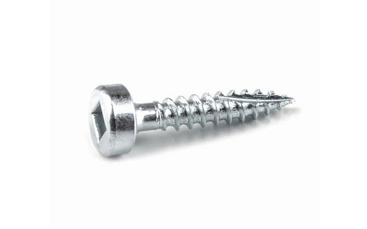 Kreg 1" Self-Tapping Pocket Hole Coarse Pan-Head Screws - 500 Pack. 22 square drive. Pan-head style screw. Coarse thread ~ Self-Tapping. Zinc plated steel. 500 Pack.