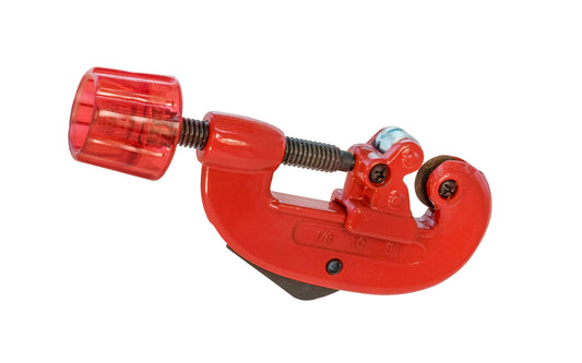 Tubing Cutter - 1/8" to 1-1/8". Deburring Tool on Tubing Cutter.