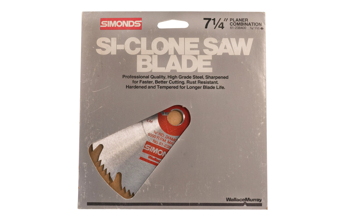 Simonds 7-1/4" Si-Clone Planer Combination Saw Blade. For extra smooth cutting in any direction. 5/8" RD. Diamond. 8000 RPM