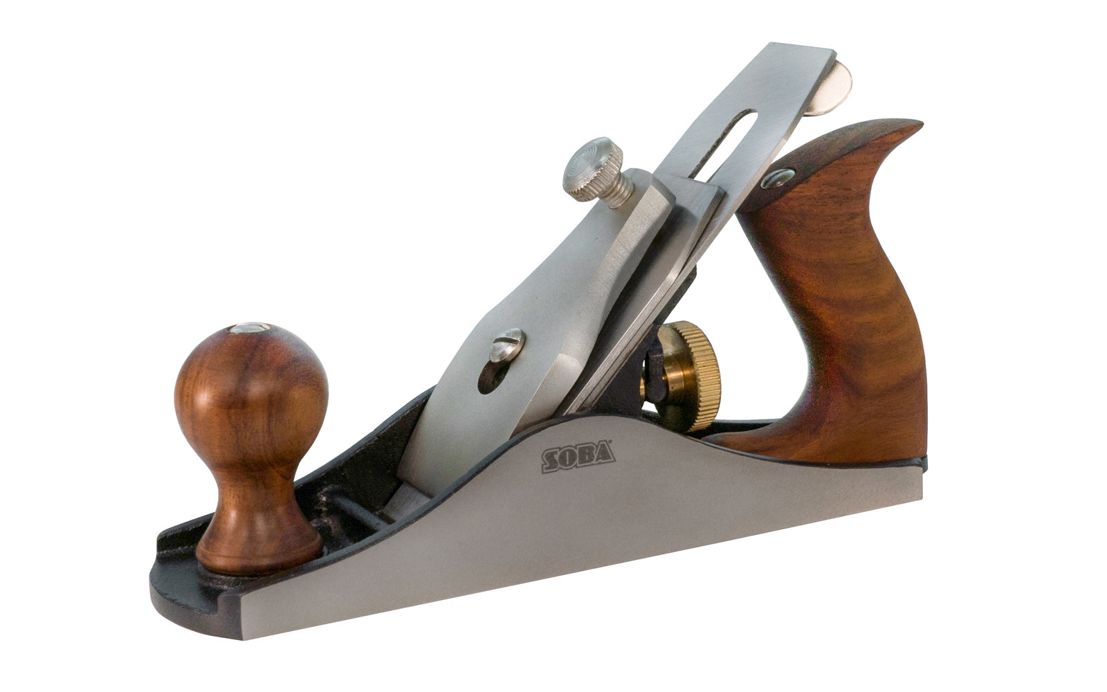 No. 4 Smoothing Bench Plane is great for general shaving of wood surfaces. A very common & popular hand plane, it is great for general smoothing & finish work. It also can be used for trimming parts & other miscellaneous jobs. Cutting iron is made of high carbon steel, hardened & tempered. #4 traditional smooth plane