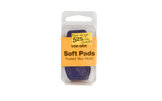 American Tool Co. Vise Grip Soft Pads, Two Pair - Small fits 4SP. For use with Vise-Grip Locking Clamps with Swivel Pads.   Made in USA. 038548401515