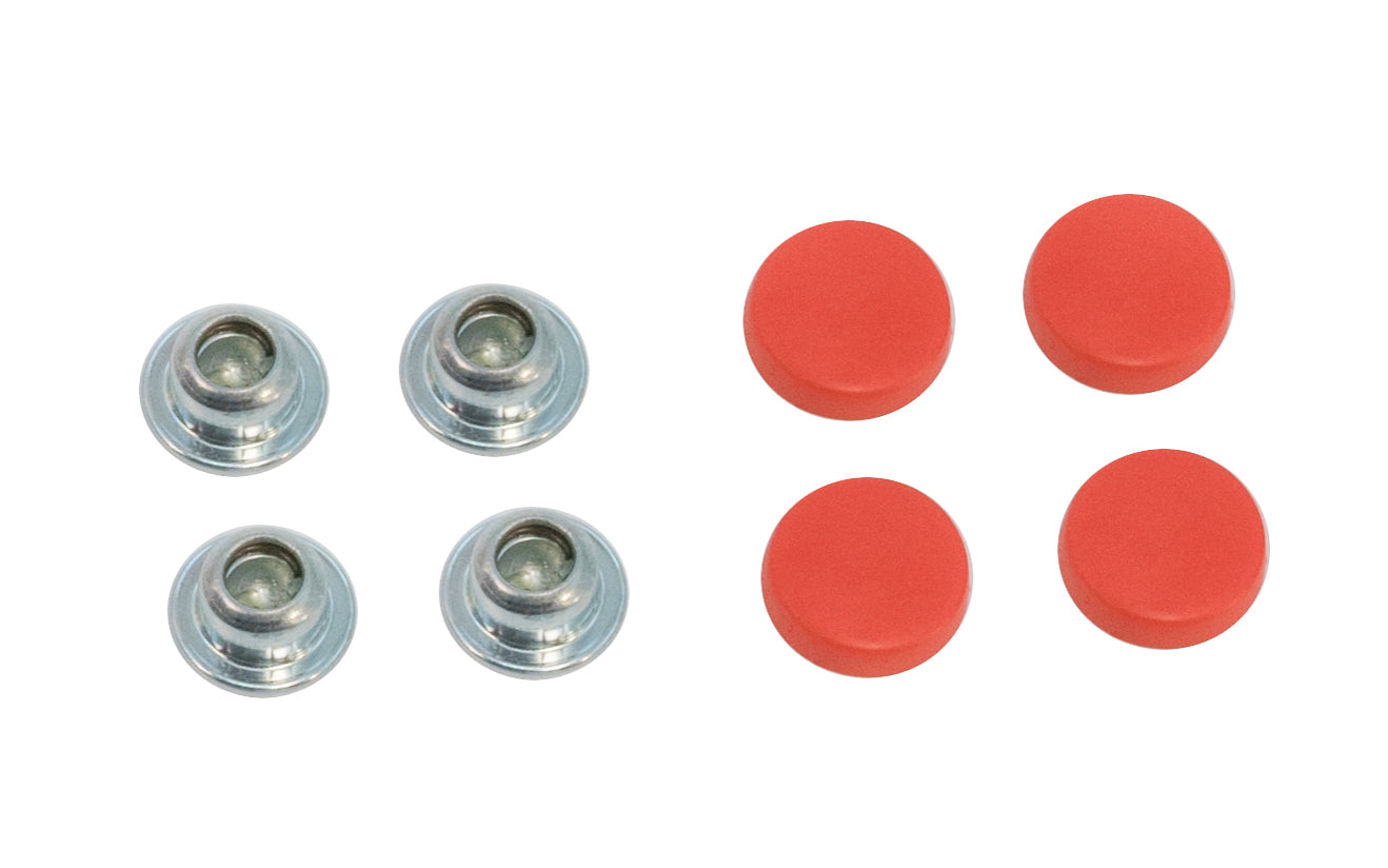 Bessey Standard Clamp Pads ~ 4 Sets. Put spindle ‘ball’ in the opening, apply pressure & the pad attaches; Soft plastic caps for non-slip, gentle clamping. Designed for 1200 / RSC-12 ,-18 ,-24 / SQ / SGL (pre 2008) / SG30VAD / GS30K / TG5.5 / TG7.0 / TGK4.5 / CDS. Sold as 4 sets in a pack. 788562007520. Model 3101180