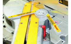 Starrett Plastic Miter Protractor takes error-prone calculations out of the process of miter cuts. Tool is ideal for carpenters, plumbers & all building trades that require the measuring and transferring of angles & invaluable for home use. Model 505P-7