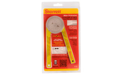 Starrett Plastic Miter Protractor takes error-prone calculations out of the process of miter cuts. Tool is ideal for carpenters, plumbers & all building trades that require the measuring and transferring of angles & invaluable for home use. Model 505P-7