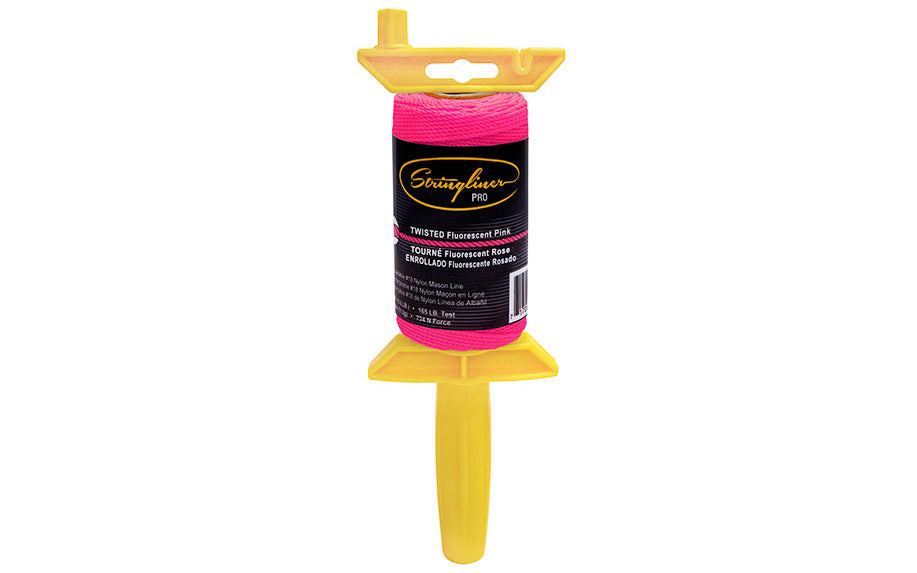 Stringliner Twisted Mason Line Reel - Fluorescent Pink – Hardwick & Sons