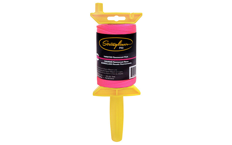 Stringliner Twisted Mason Line Reel - Fluorescent Pink – Hardwick & Sons