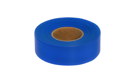 This Swanson Blue Flagging Tape 1.1875" x 300' is durable plastic tape that remains pliant in cold weather. Easy to tear & tie off. Tape is ideal for marking trails, surveying projects, & similar tasks. Model No. RFTBL300. Blue Color. 038987633010