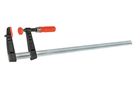 This Bessey 30" Medium-Duty Steel Bar Clamp head is made of malleable cast iron. Fixed jaw & sliding arm generates powerful & rigid clamping. Wooden handles - 1000 lb. clamping pressure - Model TG4.530 - "TG series" Bessey Clamps 30" max opening - 4-1/2" throat depth - Made in Germany - 091162007587. Medium Duty Clamp