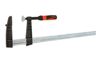 Bessey 24" Heavy-Duty Steel Bar Clamp with 2K Handle ~ TGK4.524+2K. Heavy-Duty Bessey TGK Series of malleable cast bar clamps. Ergonomic composite 2K handles, high-quality profiled steel, anti-slip system & a hardened, smooth-running spindle that comes standard with an ACME thread. 24" clamping capacity - 4-1/2" deep 091162009260