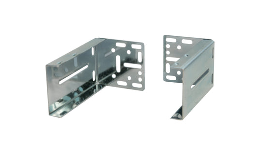 Knape & Vogt rear brackets for face frame cabinets. Non-handed snap-on design. Designed for the TT100 & 4500 series guide slides. Zinc finish.. KV Rear mount bracket for drawer guides. 029274345266. Model TT401P