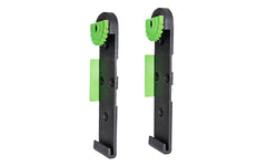 FastCap Track Rack is a great way to store track guide systems. The unique design allows you to mount most track systems on the wall vertically or horizontally. Will work with Makita, DeWalt, Festool, Kreg Adaptive Cutting System, & Triton track guides. Store horizontally or vertically. Made in USA. Cam locking system