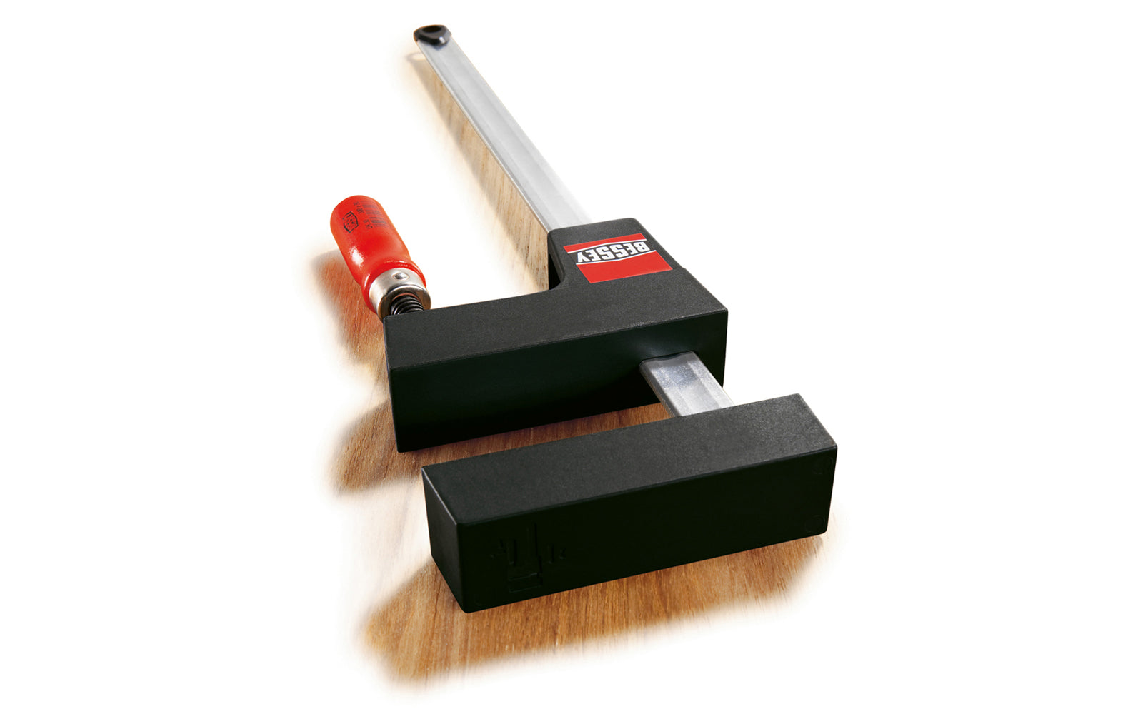 Bessey "UniKlamp" is a light duty universal clamp/spreader for bench top projects with a lighter frame & rail. Gentle touch jaws distribute the clamping pressure along the entire length of the rail & are ideal for sensitive work pieces & right angles. 12" max opening - 3-1/8" throat depth - Model UK3.012 - Wood handles - 091162006696