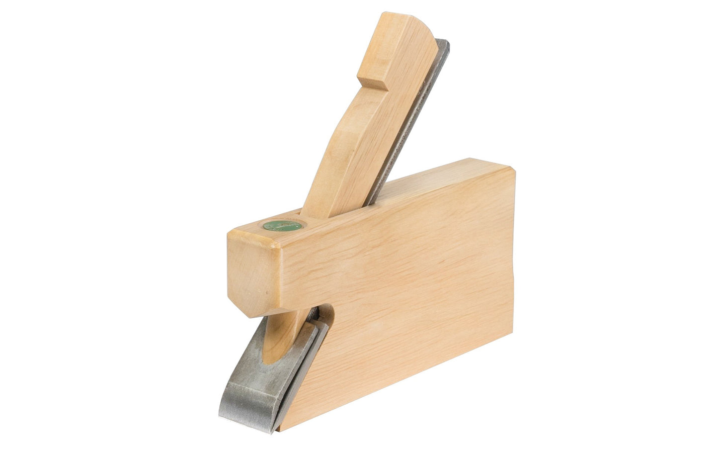 Made in Germany · Model No. HW8a ~ 1-1/8" wide cutter blade (30 mm) ~ Cutting angle 49° ~ White Beech wood - Ulmia Chisel Plane With Chip Breaker - Double Iron. Use in finishing work (jointing) on corners & rabbets and finish jointing of continuous rabbets. Removable nose piece that enable one to work up to a stop.  4044637101552