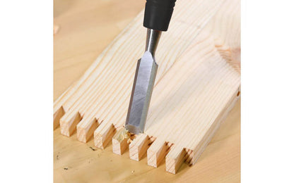 GreatNeck 3/4" chisel is a general purpose wood chisel designed for woodworking projects. 3" blade is constructed of drop forged steel for strength & durability & is precision ground for accuracy. Handle is constructed of premium grade acetate with a steel cap for use with chisel mallets. Great Neck Model WC75