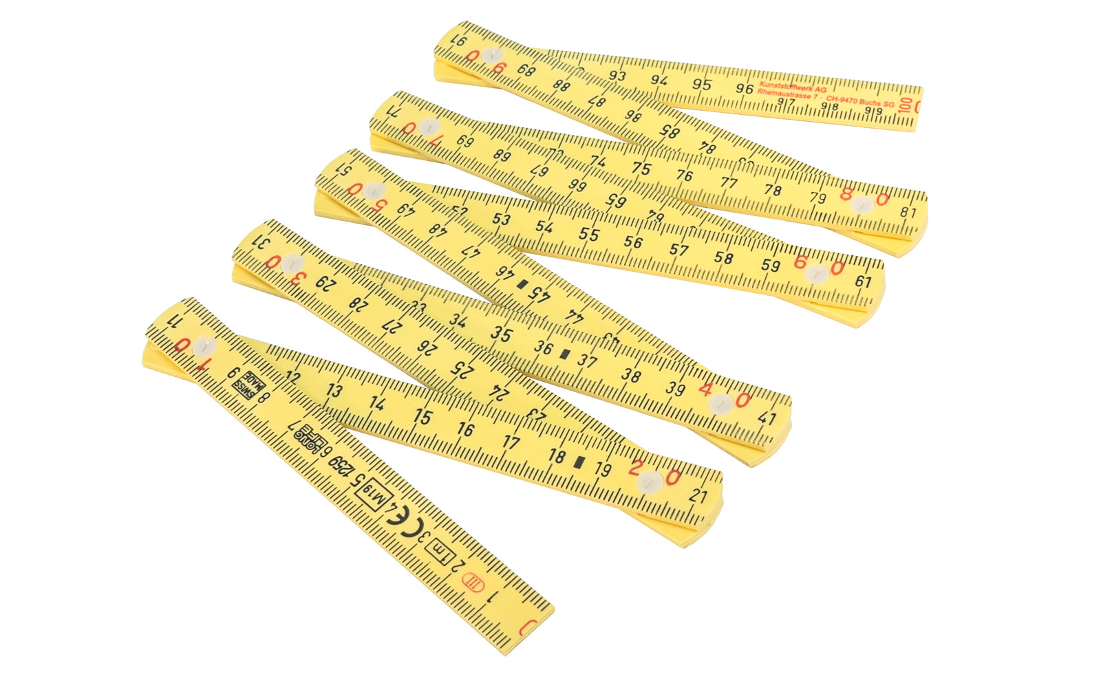Wiha Pocket-Sized Inch/Metric Inside Reading Folding Ruler