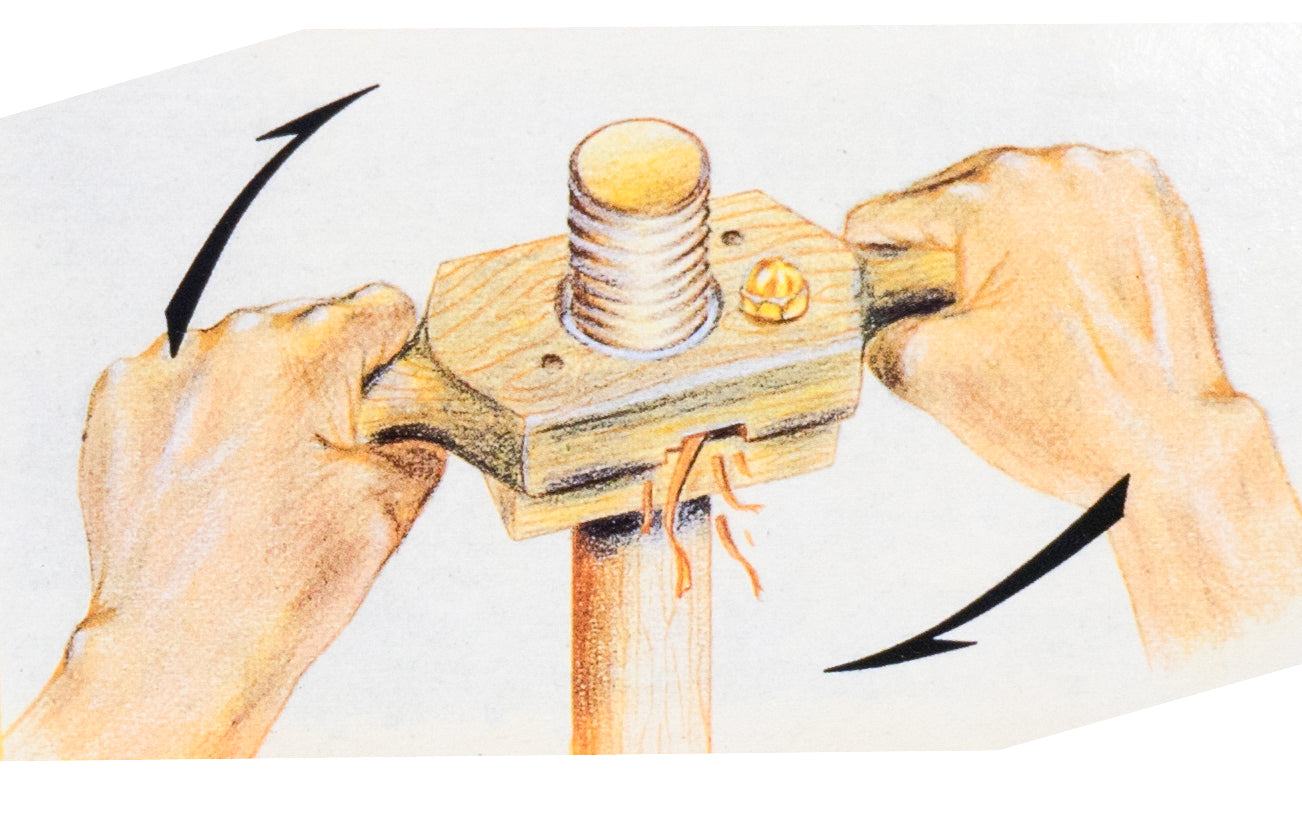 Wood Threading Kit - 1/2" x 8 TPI Tap & Die Set – Hardwick & Sons