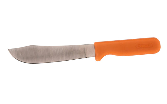 Crop Harvest Knife. Stainless steel 6-3/4" long blade. High visibility orange handle. Garden harvest knife made by Zenport. Model K113. 185227000733