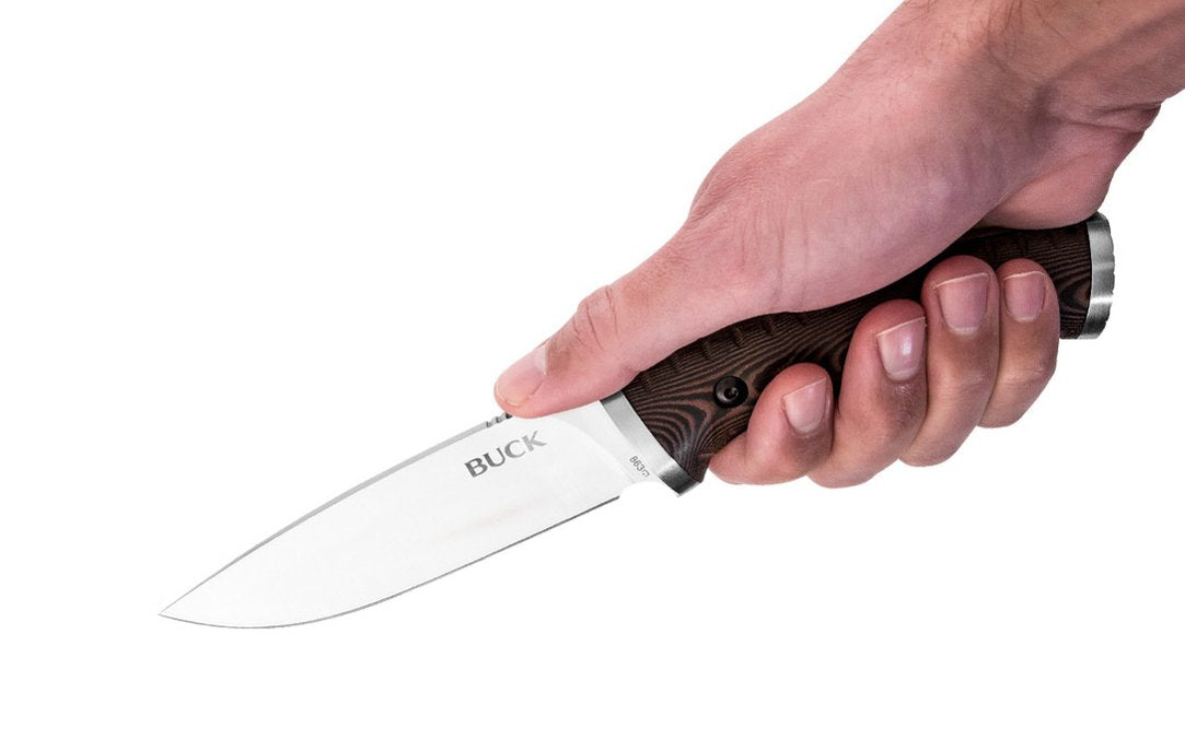 Buck Knives 863 Selkirk Fixed Blade Knife with Fire Starter & Sheath - Model No. 0863BRS-B 