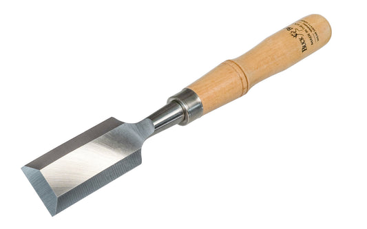 Buck Bros 1-1/2" Firmer Wood Chisel ~ 308 - Made in USA - Made in Massachusetts ~ 1-1/2" width - Drop Forged - Hardened & Tempered - Tapered Blade for balance - 1-1/2" size - Buck Firmer Chisel - Beveled Edges