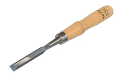 Buck Bros 1/2" Firmer Wood Chisel ~ 303 - Made in USA - Made in Massachusetts ~ 1/2" width - Drop Forged - Hardened & Tempered - Tapered Blade for balance - 1/2" size - Buck Firmer Chisel - Beveled Edges