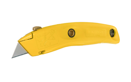 Stanley 'Swivel-Lock' Retractable Blade Utility Knife ~ 10-989 - Swivels open for “no-tools" cleaning and blade changes - Works with all Stanley standard replacement utility blades