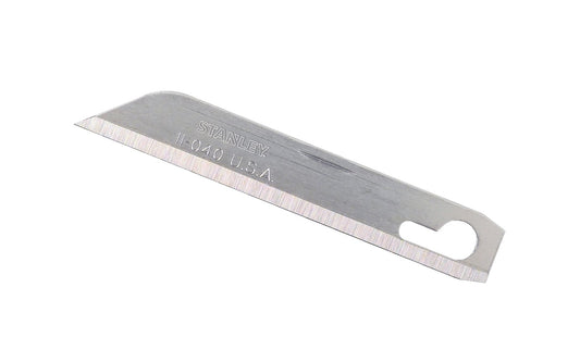 Stanley Sheepfoot Utility Blade ~ 11-040 - 1 Blade ~ Made in USA ~ Good utility blade for heavy cutting & carving. It is designed for the Stanley Pocket Knife with Rotating Blade No.10-049