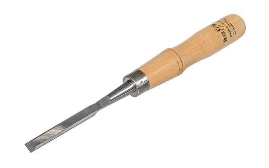 Buck Bros 3/8" Firmer Wood Chisel ~ 302 - Made in USA - Made in Massachusetts ~ 3/8" width - Drop Forged - Hardened & Tempered - Tapered Blade for balance - 3/8" size - Buck Firmer Chisel - Beveled Edges