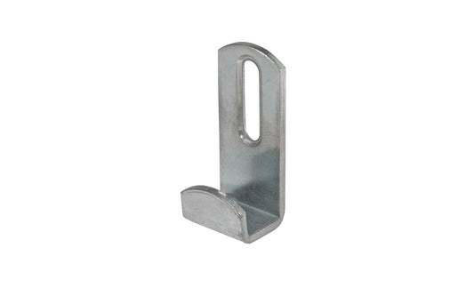 Steel Mirror Clip Support Hanger Bracket - 5/16" Opening ~ KV Model No. 318-ANO - Commonly used with installation of mirrors, but may also be used in appliacations where a 5/16" opening is needed - Knape and Vogt - Elongated mounting hole for adjustable installation