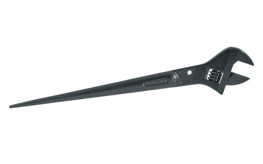 Klein Tools - Model No. 3239 - Versatile wrench fits nuts & bolts to 1-1/2-Inch (38 mm) - Precision-machined jaws - Tapered Handle - Spud Handle - Erection Handle - 16" overall length - Heat-treated for long life - corrosion resistant -  Knurl turns smoothly for easy operation - 1-1/2" opening capacity - Spud Wrench - Made in USA - 092644670954