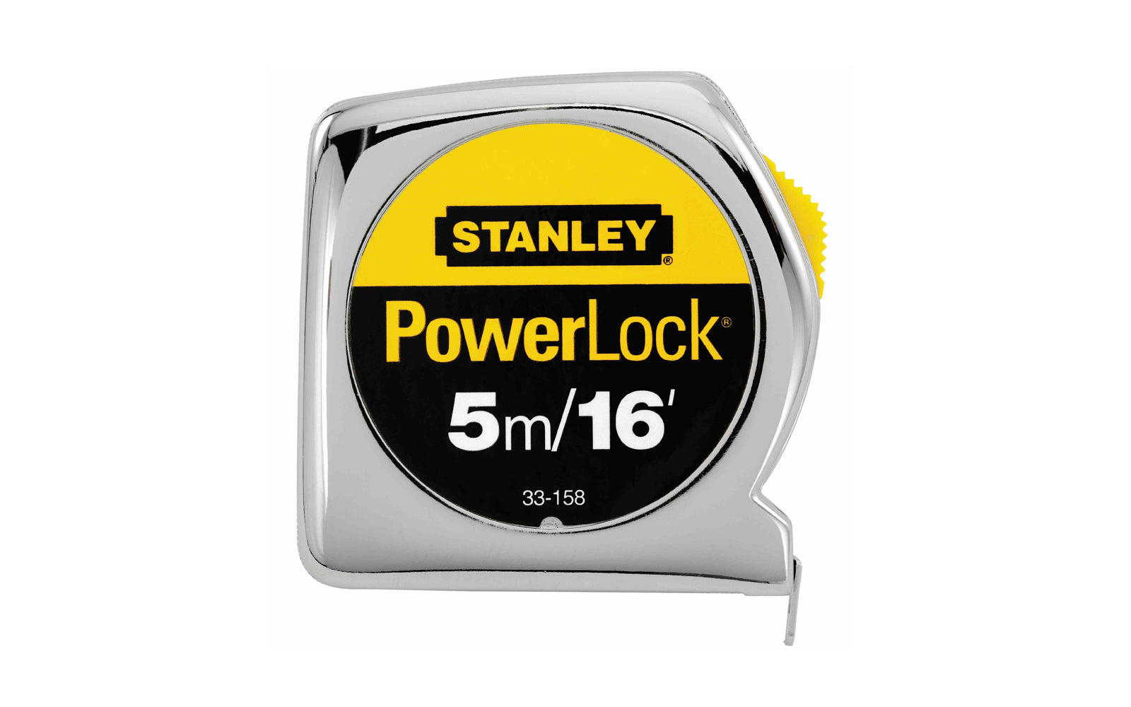 Stanley Powerlock 5m / 16' Tape Measure - Metric & Standard ~ 33-158