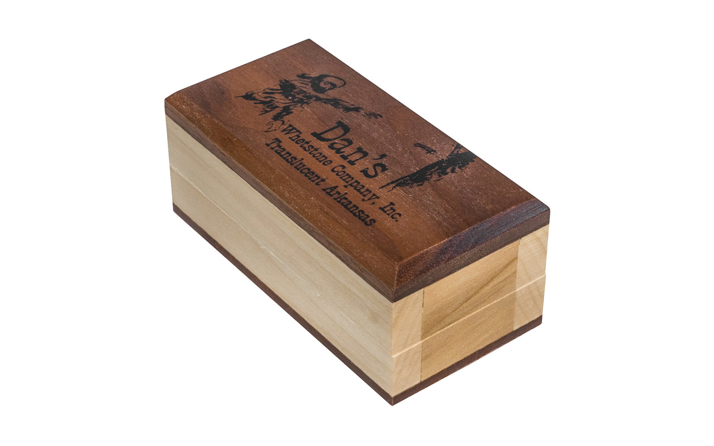 Translucent Arkansas 4-Piece Slip Stone Set with Wooden Box - Model No. TASSET ~ Made in USA ~ True Hard Arkansas - Translucent Stone Set - Wood Box