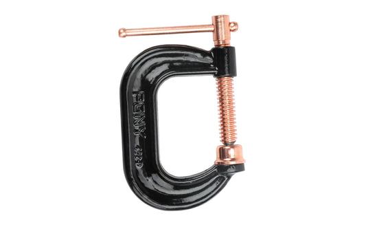 Pony 2" Heavy Duty Drop-Forged C-Clamp ~ No. 402-D - Heavy Duty - Drop Forged Steel - Industrial Grade - 2" max opening - 2" throat depth - Copper coated cold-drawn screw - 3,300 lb. clamping force 