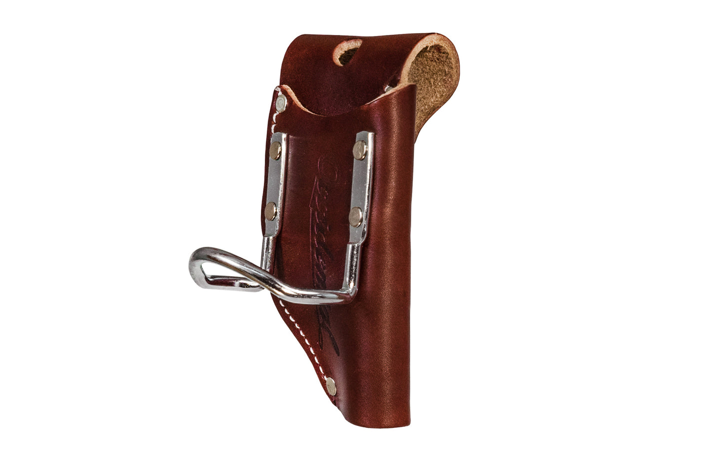 Occidental Leather 2-in-1 Tool & Hammer Holder Holster ~ 5020 - Made in USA ~ Made of Sturdy English Bridle Leather - 3" Projection - Twice the capacity in belt space of one item - 2-in-1 Holder -  Holster