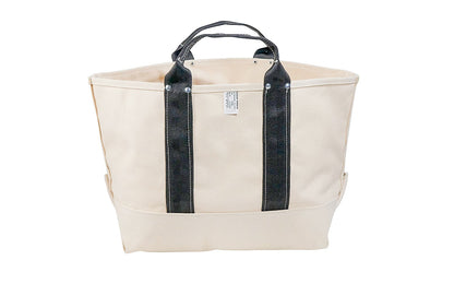 Klein Tools - Made in USA ~ 5155 - Tough Canvas material - Large Klein Canvas Bag - Klein Canvas Bag - Double-layer canvas bottom - Open interior provides easy organization - Reinforced, riveted web handles - 17"  x  12"  x  9"  - Large Bag - Made of heavy-duty No. 6 natural canvas - Electrician's Bag - 17" size