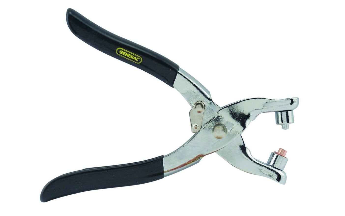 Eyelet Pliers with 100 Eyelet Pieces - 5/32" / 4 mm - General Tools Model No. 71 ~ Ideal for making small eyelets in leather, plastic, rubber, canvas & cardboard