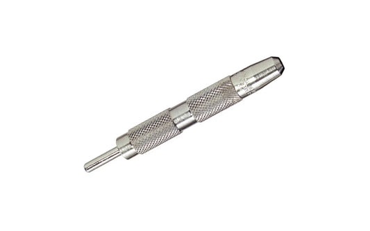 Jiffy Centering Punch - Model No. 806 ~ Ideal for quickly starting screw holes when attaching countersunk hardware such as hinges, hasps, hangers & drawer pulls. Countersunk end ensures starting hole is centered in hardware screw hole