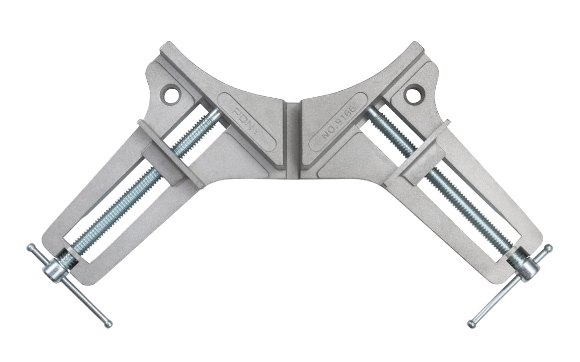 Pony 90° Corner Clamp - Pony / Jorgensen Model No. 9166 - Clamp miter or butt joints at 90° angles for frames, trim, screen, etc - Clamp for Miter Joints