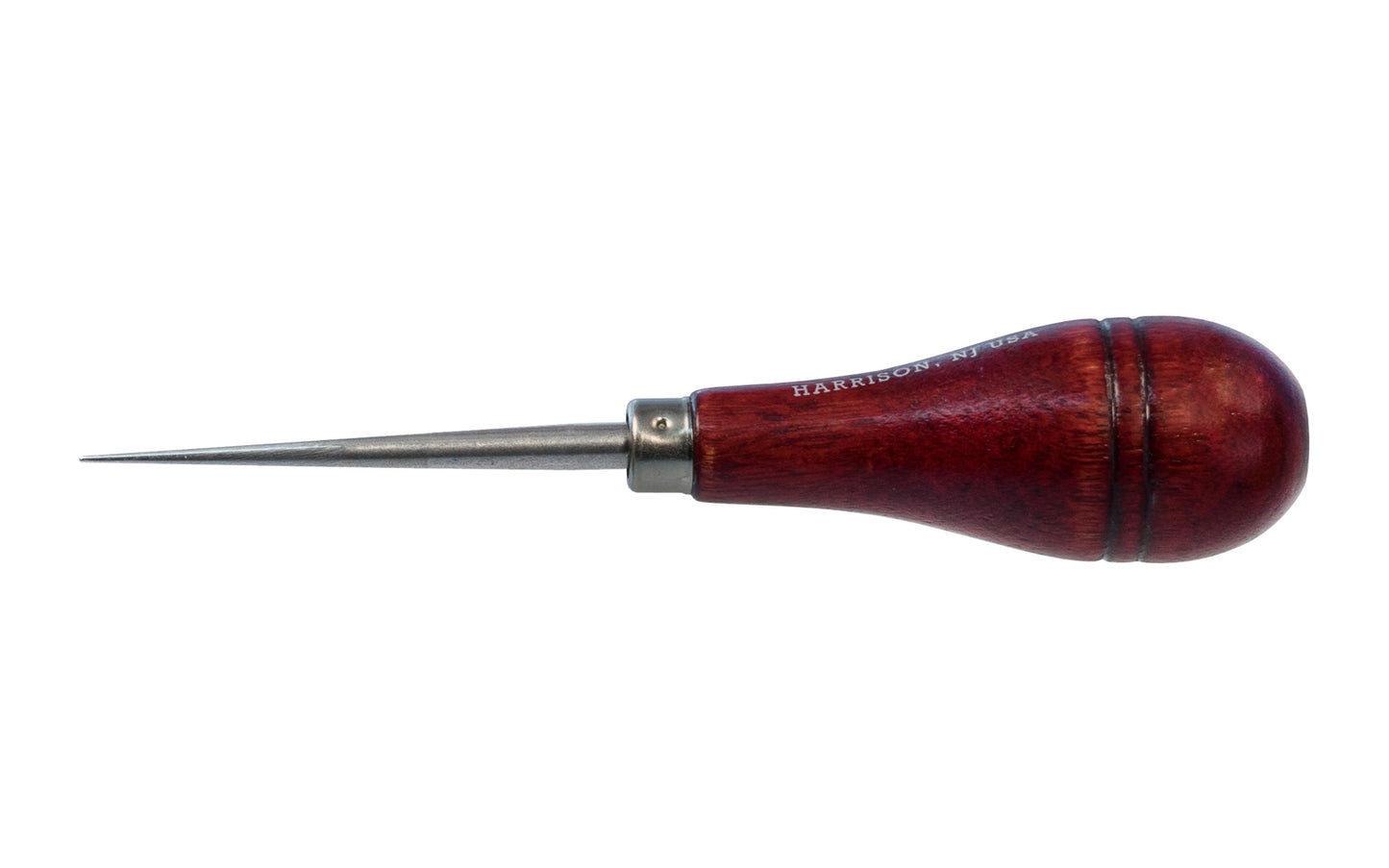 CS Osborne Fid ~ No. 477 - Blunt awl for stretching & enlarging holes in leather for easy lacing. Also used for stippling, tightening or loosening knots - Hardwood wooden handle